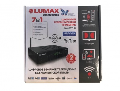 Цифровая приставка Lumax DV4207HD DVB-C/T2 Цифровая приставка Lumax DV4207HD DVB-C/T2